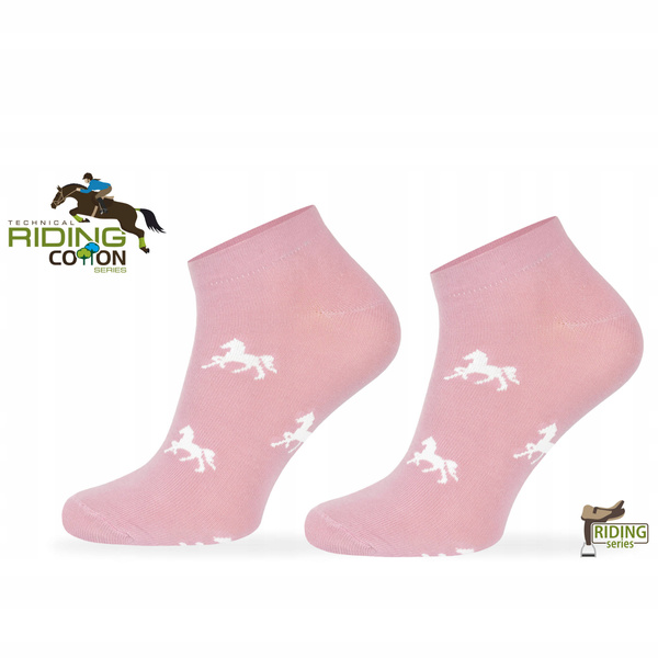 Stopki jeździeckie SDJ - różowe