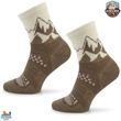 Skarpety trekkingowe TRE29 All Trail Hiker Thin Merino i Alpaka - brązowy