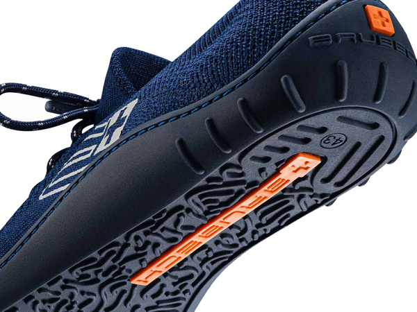 Buty męskie Brubeck Merino Barefoot SH5009M - granatowe