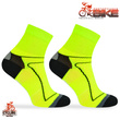 Skarpety rowerowe BIK1 DryTex – żółte