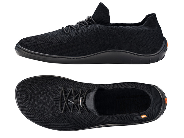 Buty męskie Brubeck Merino Barefoot - czarno/czarne r.44