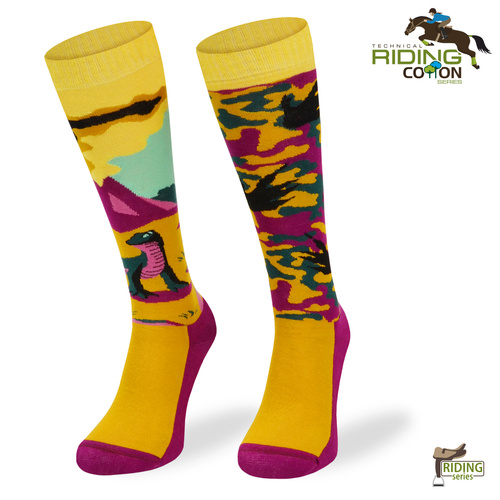 Podkolanówki jeździeckie – Waran z Comodo, Jaszczurka