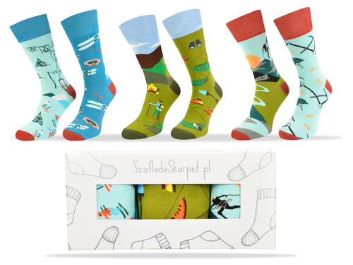 Zestaw skarpetek – Narty + Kemping + Wspinaczka