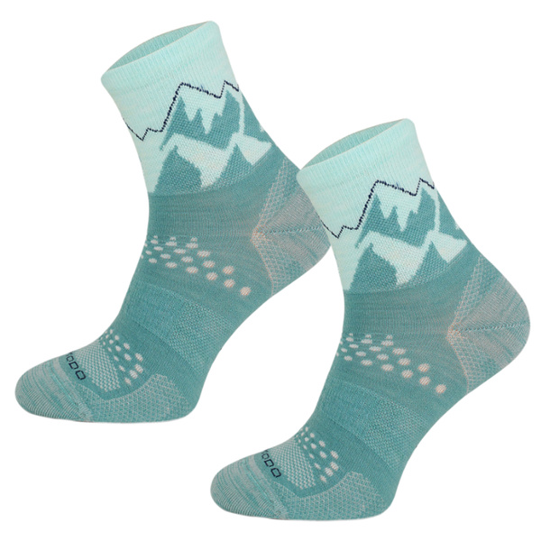 Skarpety trekkingowe TRE29 All Trail Hiker Thin Merino i Alpaka - jasno zielony