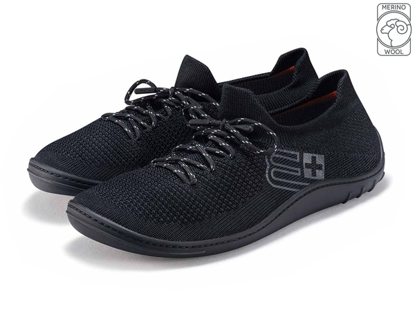 Buty męskie Brubeck Merino Barefoot SH5009M - czarne