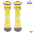 Termoaktywne skarpety do biegania Comodo RUN 15 Running DryMotion - Flash Yellow