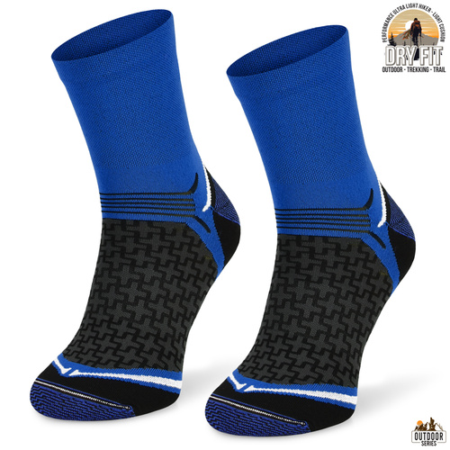 Letnie skarpety trekkingowe TREUL03 - niebieskie