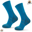 Skarpety trekkingowe COMODO TRE12 - 70% merino - niebieskie