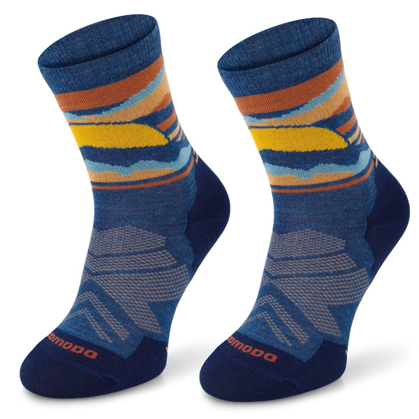 Skarpety trekkingowe TRE18 Everyday Merino - niebieski zachód słońca