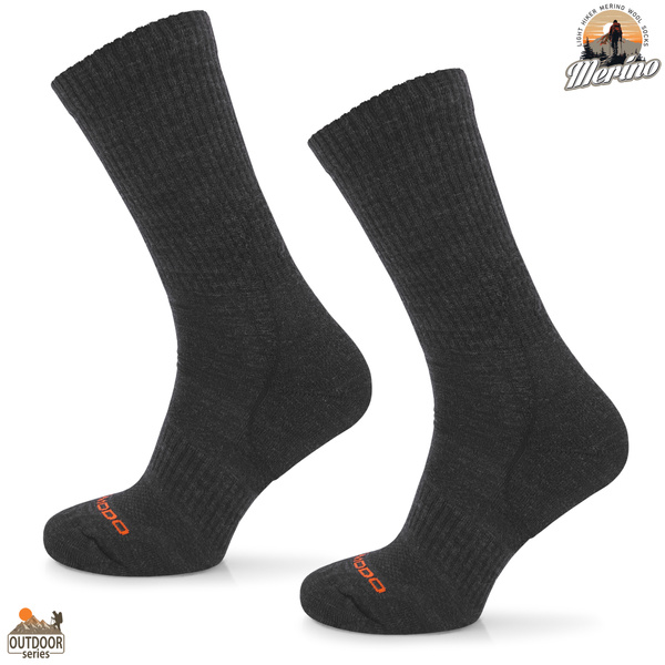 Skarpety trekkingowe COMODO TRE12 - 70% merino - ciemnoszare