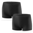 Zestaw 2 par termoaktywnych bokserek damskich BRUBECK Comfort Merino - czarne