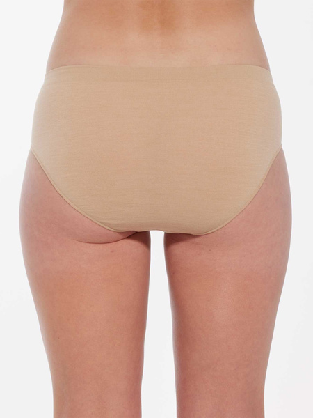 Termoaktywne majtki damskie BRUBECK Comfort Merino - beżowe