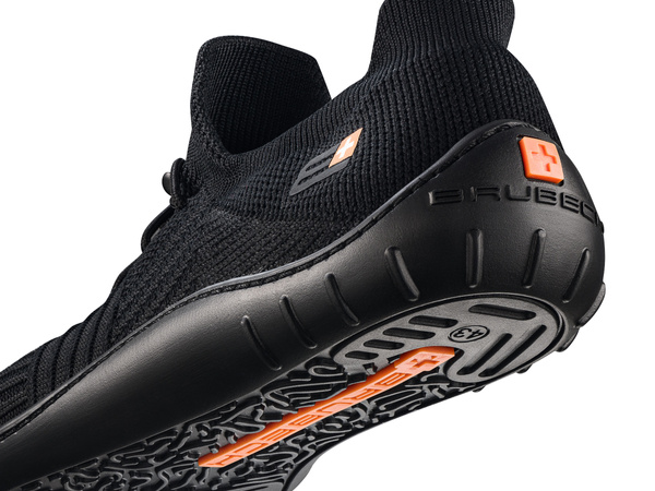 Buty męskie Brubeck Merino Barefoot - czarno/czarne r.44