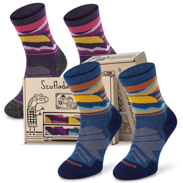 Zestaw skarpet trekkingowych w pudełku - TRE18