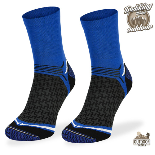 Skarpety trekkingowe TREUL03 - niebieskie