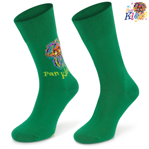 Bawełniane skarpetki na licencji "Pan Kleks" - zielone