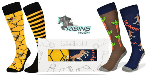 Zestaw podkolanówek – Pszczoły + Osiołek