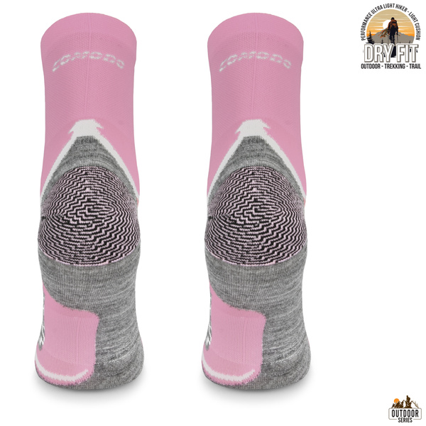 Letnie skarpety trekkingowe TREUL03 - różowe