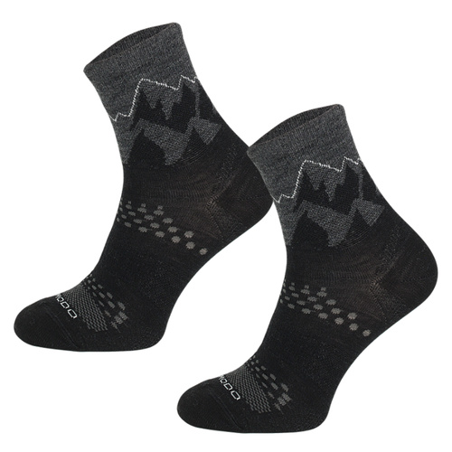 Skarpety trekkingowe TRE29 All Trail Hiker Thin Merino i Alpaka - czarne