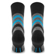 Skarpety damskie BRUBECK Trekking Merino - szaro-turkusowe