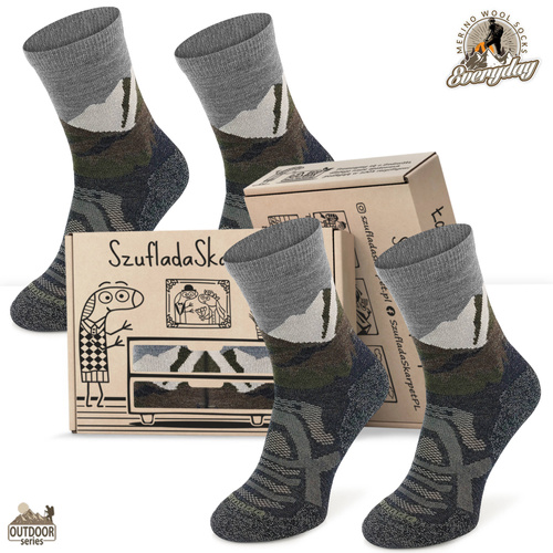 Zestaw skarpet trekkingowych w pudełku - TRE18
