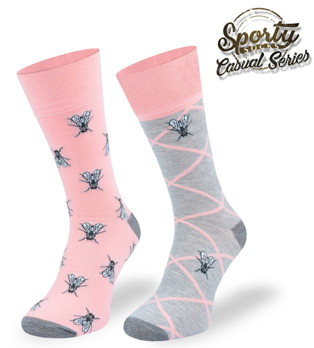 Kolorowe skarpetki – Muszki na nóżki