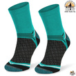 Letnie skarpety trekkingowe TREUL03 - turkusowe
