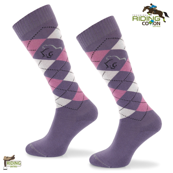 Zestaw podkolanówek SPDJ w pudełku - romby