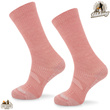 Skarpety trekkingowe TRE20 - 38% wełny merino - koralowy