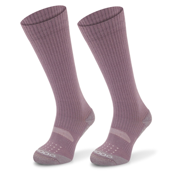 Skarpety trekkingowe TRE20 - 38% wełny merino - liliowy