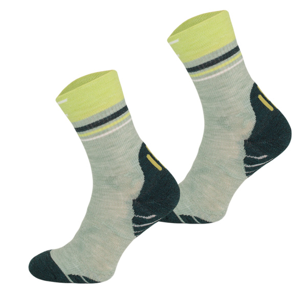 Skarpety trekkingowe TRE28 ClimaComfort TRAIL PRO - zielono/oliwkowe