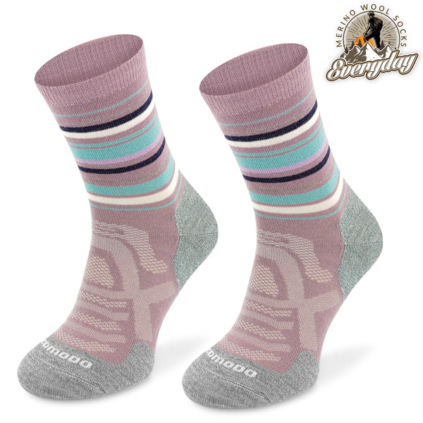 Zestaw skarpet trekkingowych TRE18 Everyday Merino - różowe / 2 PAK