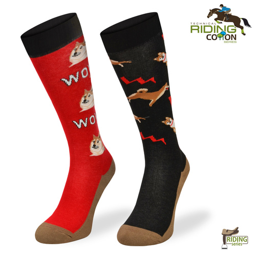 Podkolanówki jeździeckie – Pieseł, Doge, Memy, Wow