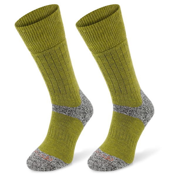 Grube zimowe skarpety trekkingowe TRE9 - zielone