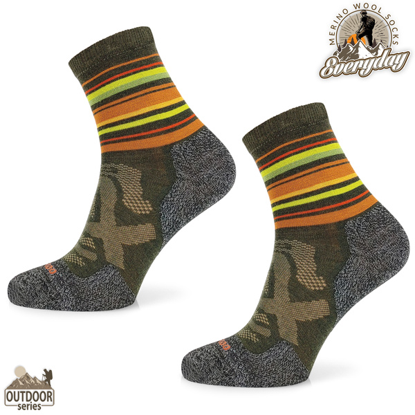 Zestaw skarpet trekkingowych TRE18 Everyday Merino - khaki / 2 PAK
