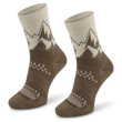 Skarpety trekkingowe TRE29 All Trail Hiker Thin Merino i Alpaka - brązowy