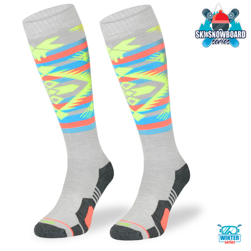 Snowboardowe skarpety COMODO STS1 j.szare – merino