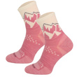 Skarpety trekkingowe TRE29 All Trail Hiker Thin Merino i Alpaka - różowy