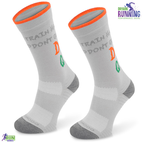 Termoaktywne skarpety do biegania Comodo RUN 15 Running DryMotion - Steel Mist