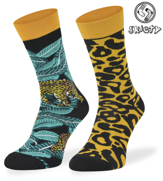 Kolorowe skarpetki – Pantera, Cętki