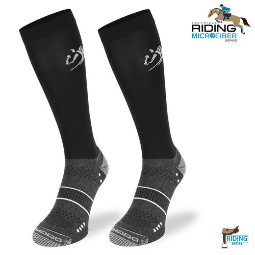 Podkolanówki jeździeckie SJMT - czarne