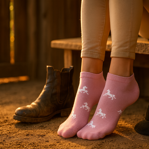 Stopki jeździeckie SDJ - różowe