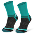 Letnie skarpety trekkingowe TREUL03 - turkusowe