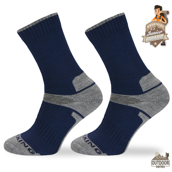 Dziecięce skarpetki trekkingowe STJ - 30% merino
