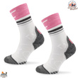 Skarpety trekkingowe TRE28 ClimaComfort TRAIL PRO - różówo/białe