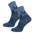 Skarpety trekkingowe TRE29 All Trail Hiker Thin Merino i Alpaka - niebieskie