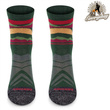 Skarpety trekkingowe TRE18 Everyday Merino - zielone zachód słońca