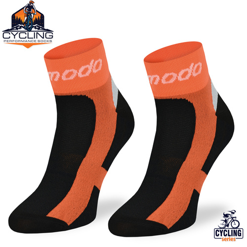 Skarpety rowerowe STB DryTex – pomarańczowe