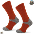 Grube zimowe skarpety trekkingowe TRE9  - rude