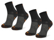 Zestaw skarpet trekkingowych TREUL02 - 70% merino - czarne / 2 PAK